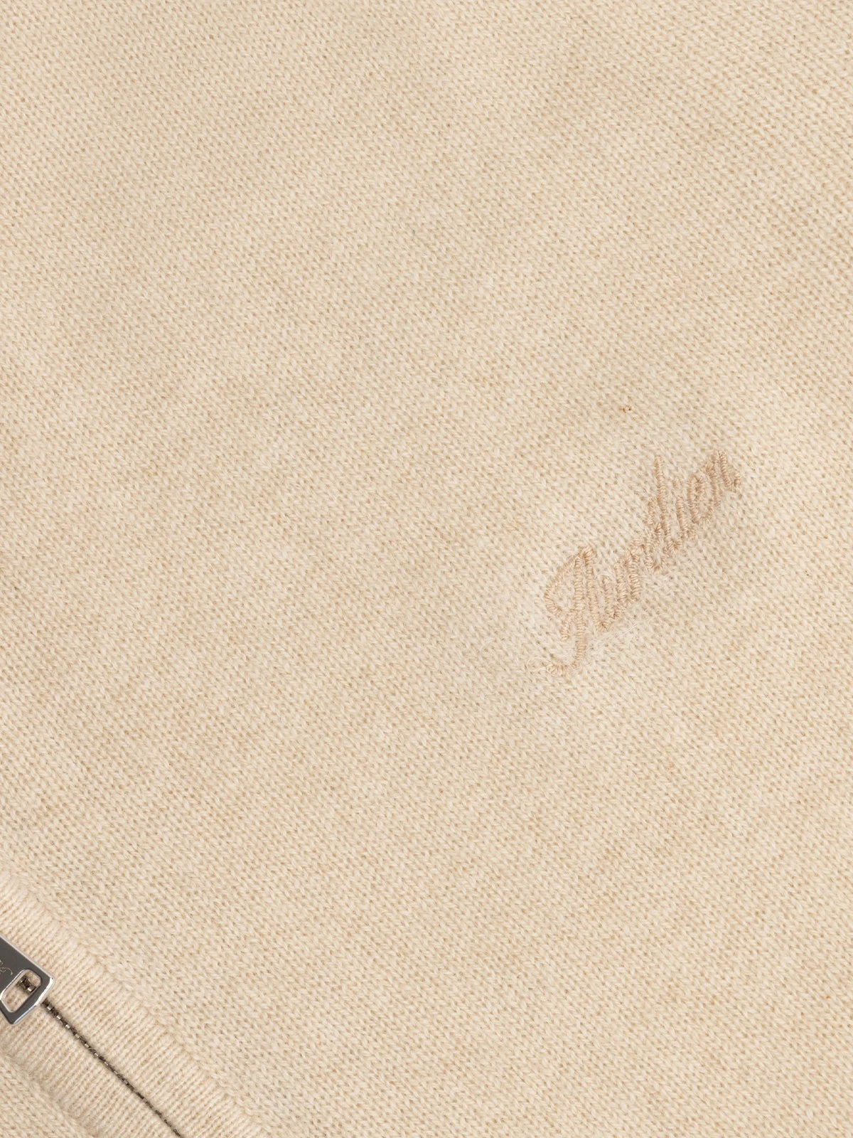 Light Beige Zipper Vest 5 Light Beige Zipper Vest - Image 3