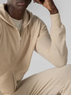 Light Beige Zipper Vest 12 Light Beige Zipper Vest -Velora Fashion aurelien pure cashmere vest longsleevle zipper vest4