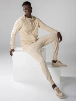 Light Beige Zipper Vest 13 Light Beige Zipper Vest -Velora Fashion aurelien pure cashmere vest longsleevle zipper vest5