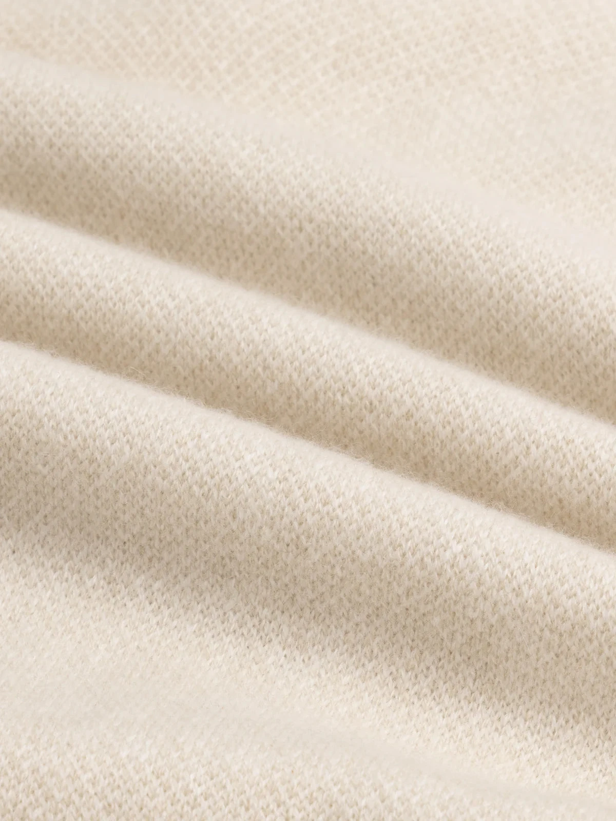 Light Beige Jacquard Crew 5 Light Beige Jacquard Crew - Image 3