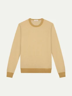 Mustard Jacquard Crew