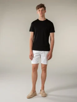 Black Classic T-Shirt 11 Black Classic T-Shirt -Velora Fashion aurelien t shirt men egyptian cotton heren katoen black5