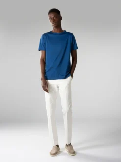 Ultramarine Classic T-Shirt -Velora Fashion aurelien t shirt men egyptian cotton heren katoen ultramarine2