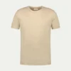 Beige Linen City T-shirt -Velora Fashion aurelien t shirt men linen heren linnen beige1
