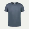 Steel Blue Linen City T-shirt -Velora Fashion aurelien t shirt men linen heren linnen steel blue1
