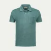 Emerald Terry Towelling Polo Shirt