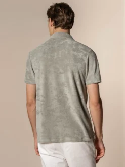 Pistache Terry Towelling Polo Shirt -Velora Fashion aurelien terry towelling polo men badstof poloshirt heren pistache5 scaled