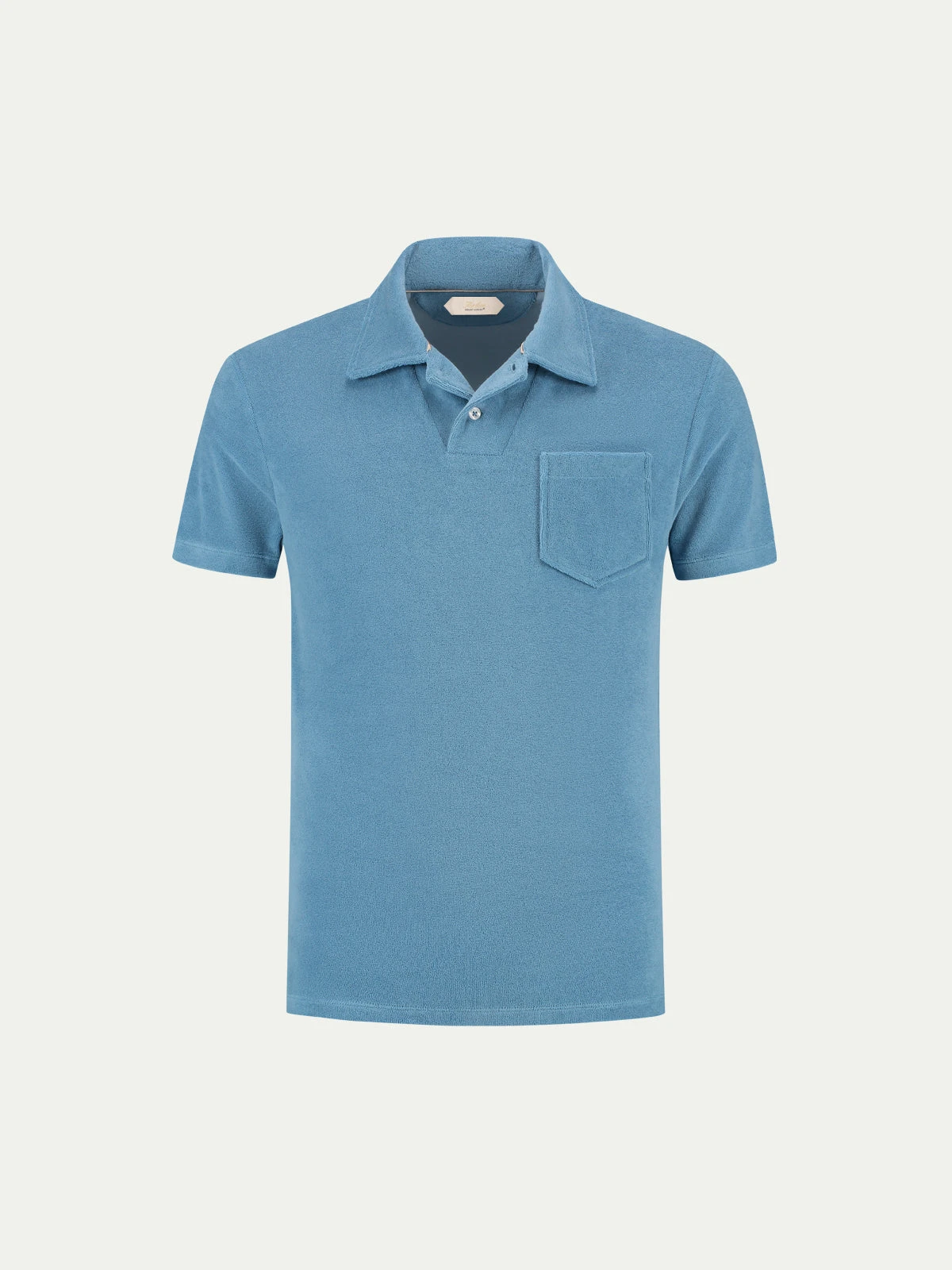 Sapphire Terry Towelling Polo Shirt 3 Sapphire Terry Towelling Polo Shirt