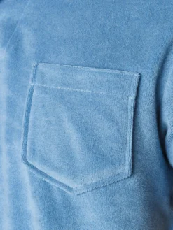 Sapphire Terry Towelling Polo Shirt 12 Sapphire Terry Towelling Polo Shirt -Velora Fashion aurelien terry towelling polo men badstof poloshirt heren sapphire blue13 scaled