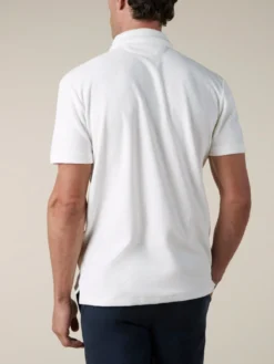White Terry Towelling Polo Shirt -Velora Fashion aurelien terry towelling polo men badstof poloshirt heren white19 99ff5083 f4ab 48fc b7dd 3cbc109b3f6e